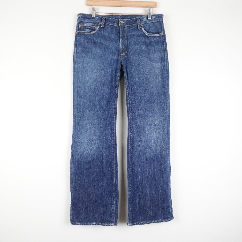 Polo Ralph Lauren Stretch Kelly Jeans Low Rise Bootcut Flare Women's 12 (34x30)